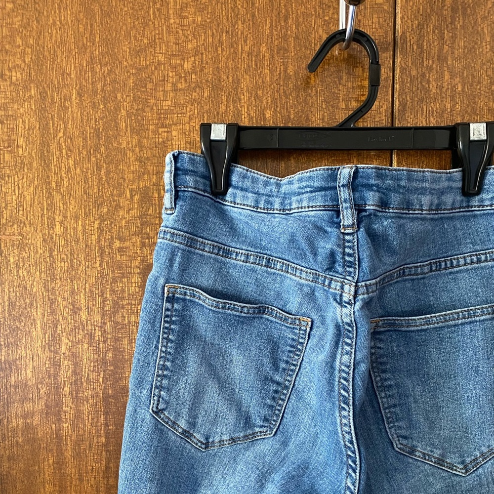 HM Divided High Rise Skinny Jeans Light Wash Size 8